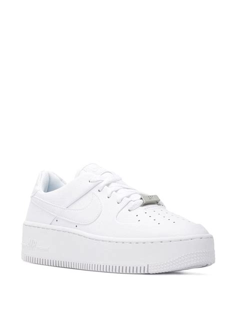 nike sage low triple white